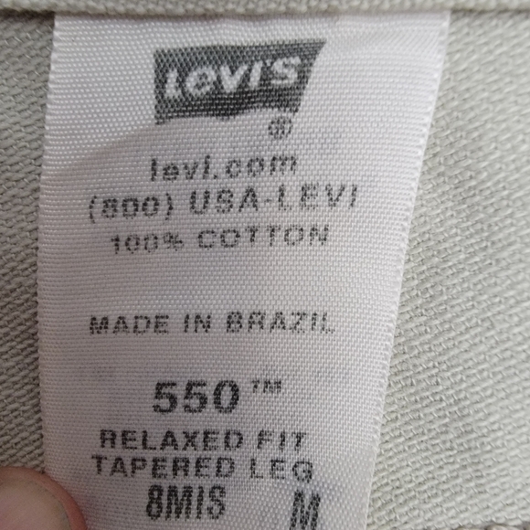 Levi's 550 Classic Relaxed Fit Tapered leg Women's Misses size 8 - Picture 9 of 11